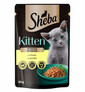 SHEBA Kitten Beutel 85 g: Nassfutter für Kätzchen mit Hühnerstücken in Sauce