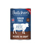 BUTCHER'S Original Rezept in Soße, Hundefutter, Teilstücke mit Rindfleisch in Soße, 400g
